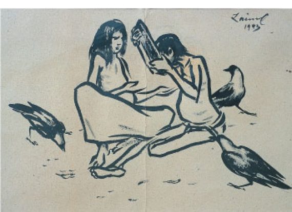 ART EXHIBITION OF THREE GREAT MASTERS