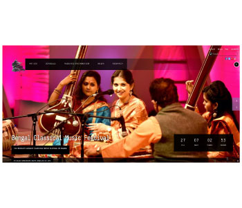 Unveiling of the Bengal Classical Music Festival Website